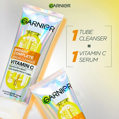 GARNIER BRIGHT COMPLETE SERUM CLEANSER 100ML - Image 6