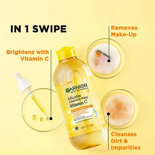 GARNIER MICELLAR WATER BRIGHTENING 125ML - Image 4
