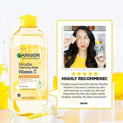 GARNIER MICELLAR WATER BRIGHTENING 125ML - Image 6