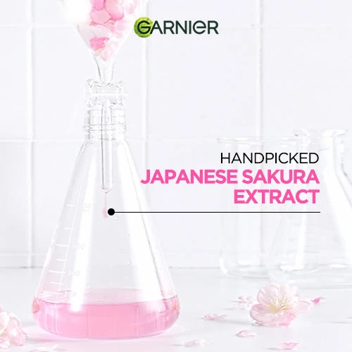 GARNIER SAKURA GLOW HYALURON UV SERUM CREAM 40ML - Image 4
