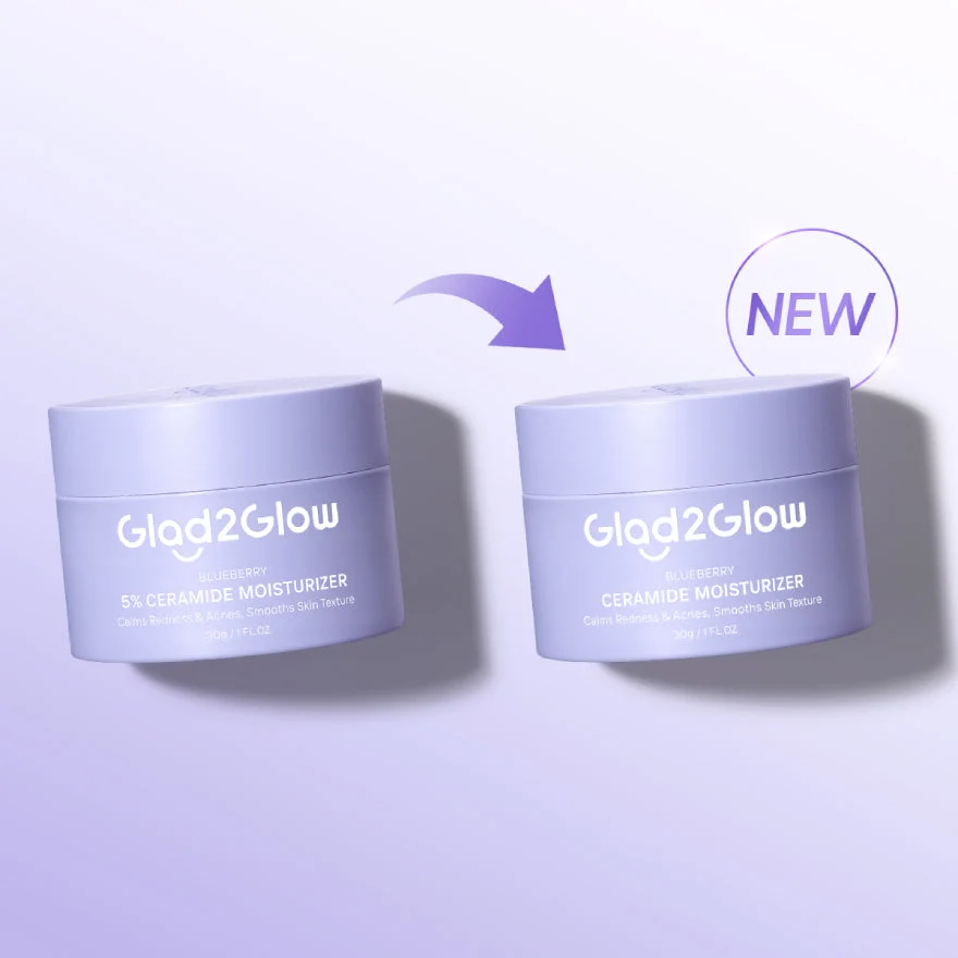 GLAD2GLOW BLUEBERRY CERAMIDE MOISTURIZER 30G - Image 4