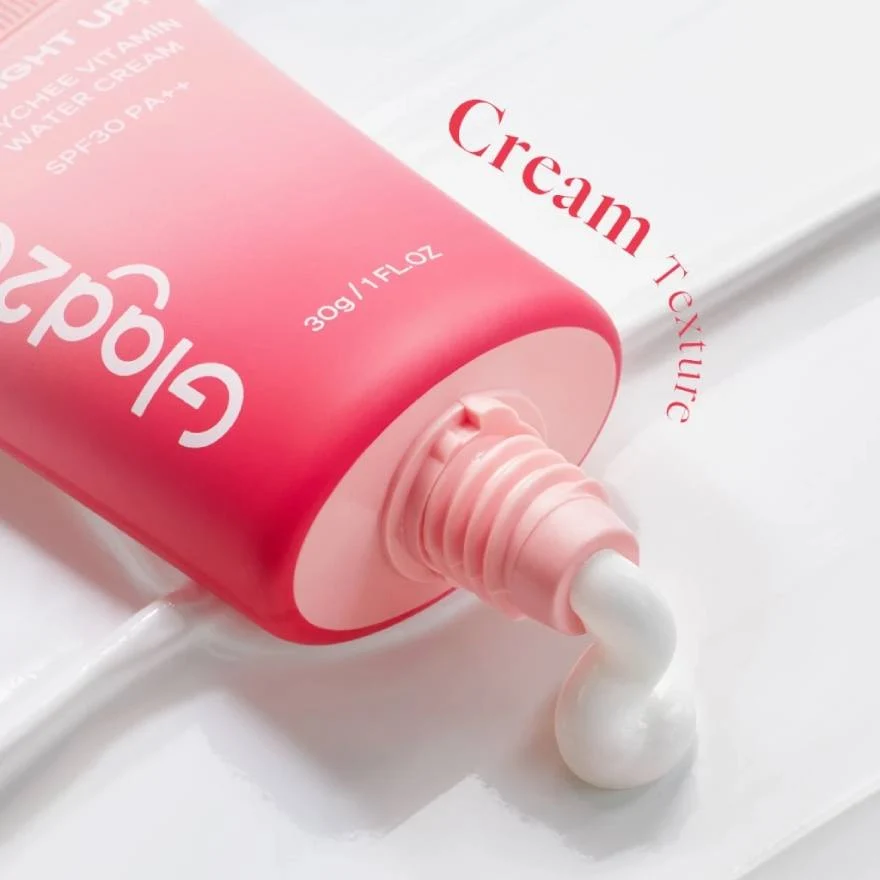 GLAD2GLOW BRIGHT UP LYCHEE VITAMIN WATER CREAM SPF30 PA++ 30G - Image 5