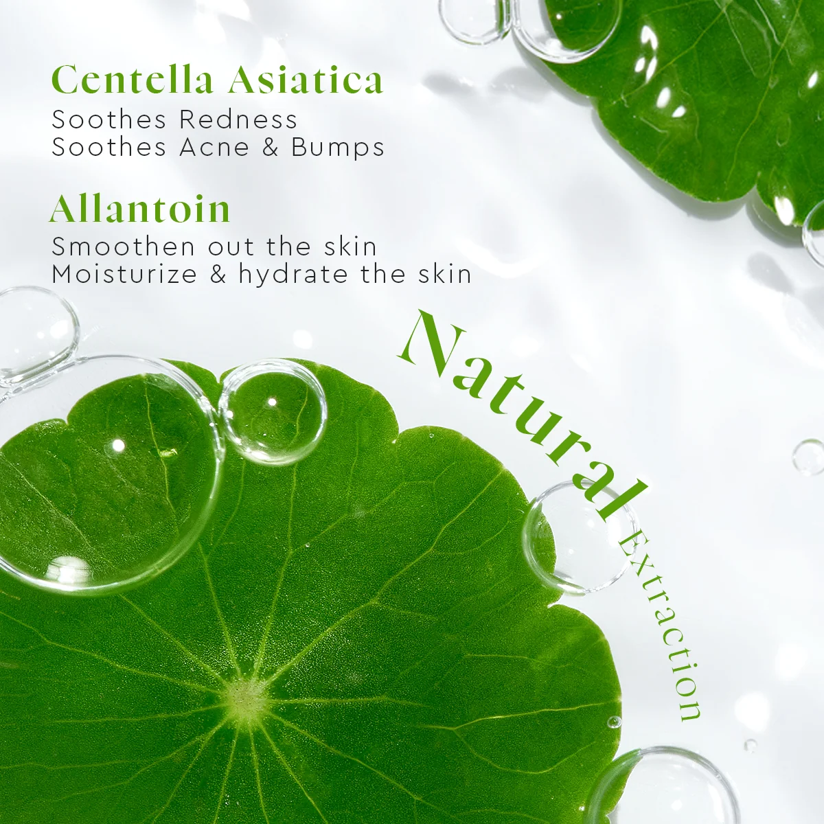 GLAD2GLOW CENTELLA ALLANTOIN SOOTHING GEL MOISTURIZER 100G - Image 3
