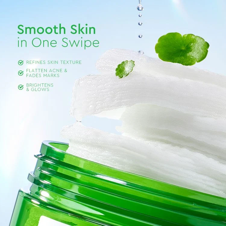 GLAD2GLOW CENTELLA SALICYLIC ACID EXFOLIATING ACNE PADS 30 PCS - Image 2