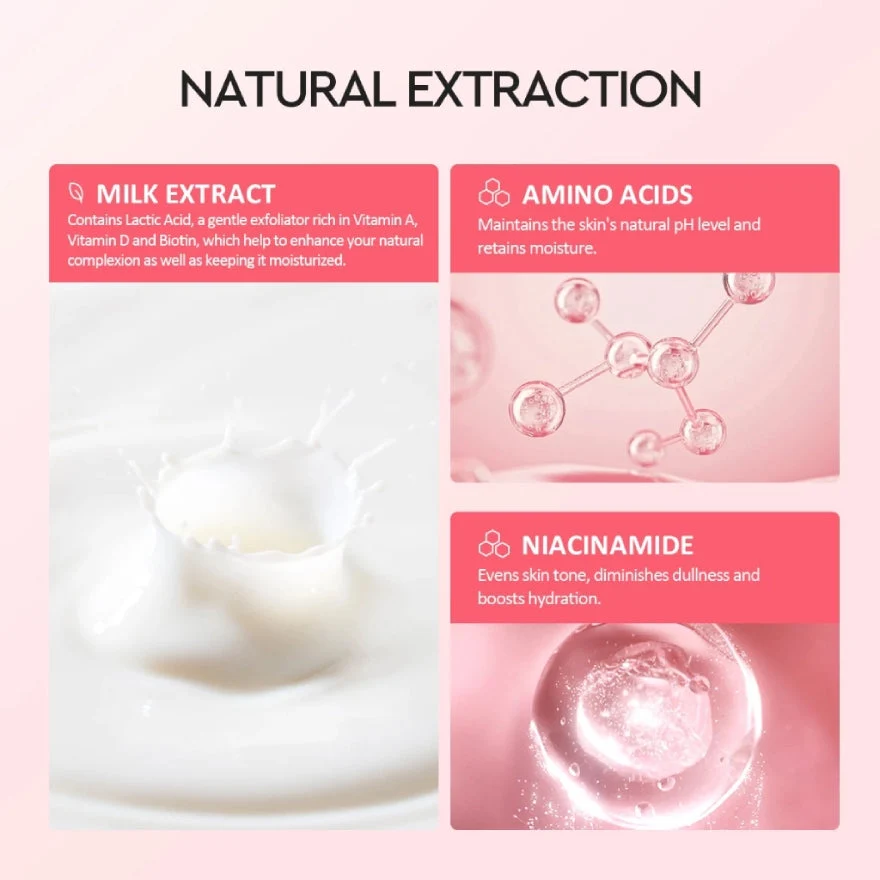 GLAD2GLOW MILK AMINO ACIDS BRIGHTENING CLEANSER 80G - Image 5