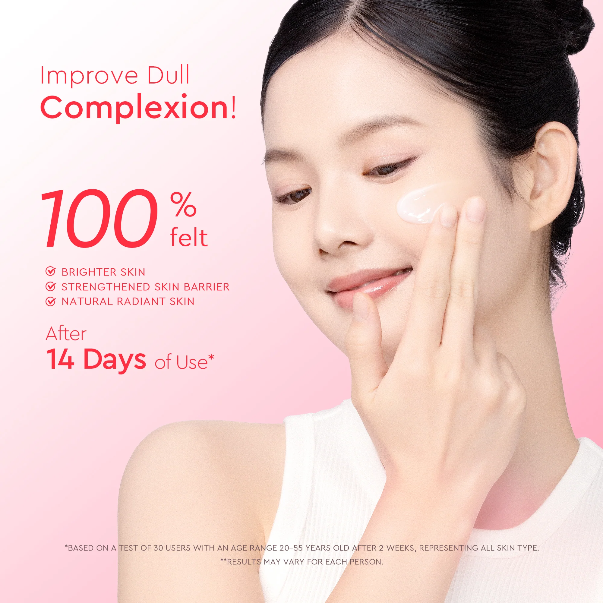 GLAD2GLOW MILK NIACINAMIDE BRIGHTENING MOISTURIZER 30G - Image 4