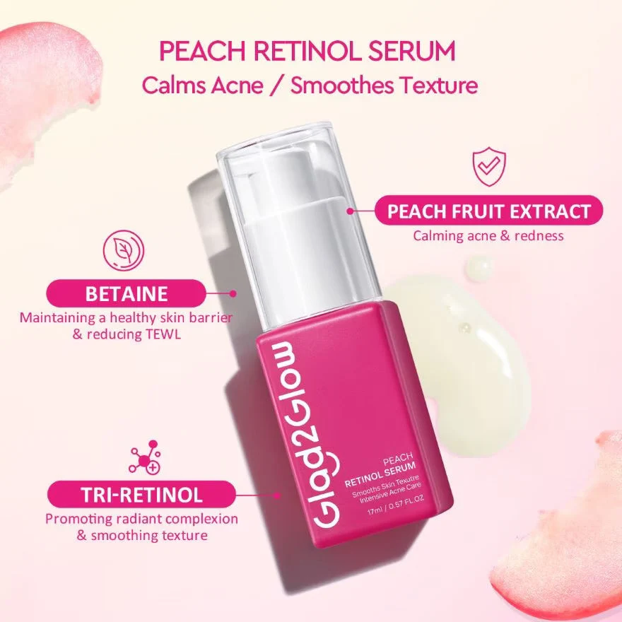 GLAD2GLOW PEACH RETINOL SERUM 17ML - Image 4