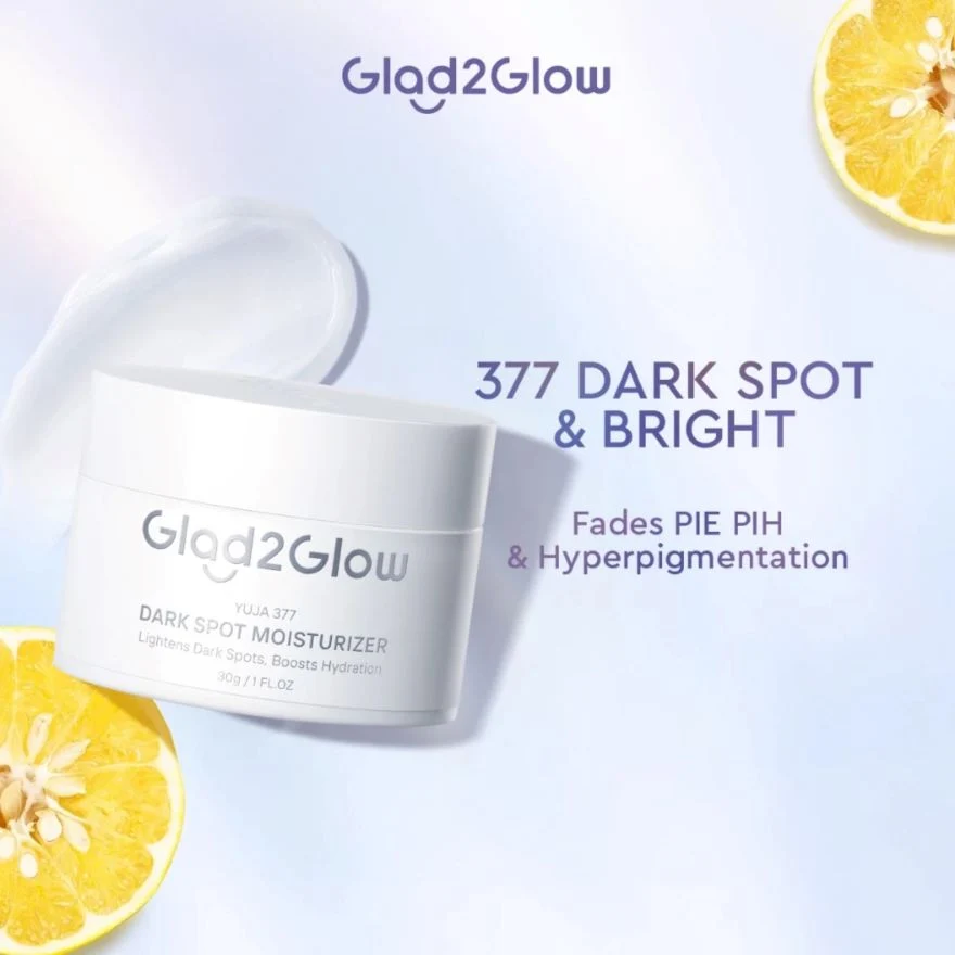 GLAD2GLOW YUJA 377 DARK SPOT MOISTURIZER 30G - Image 4