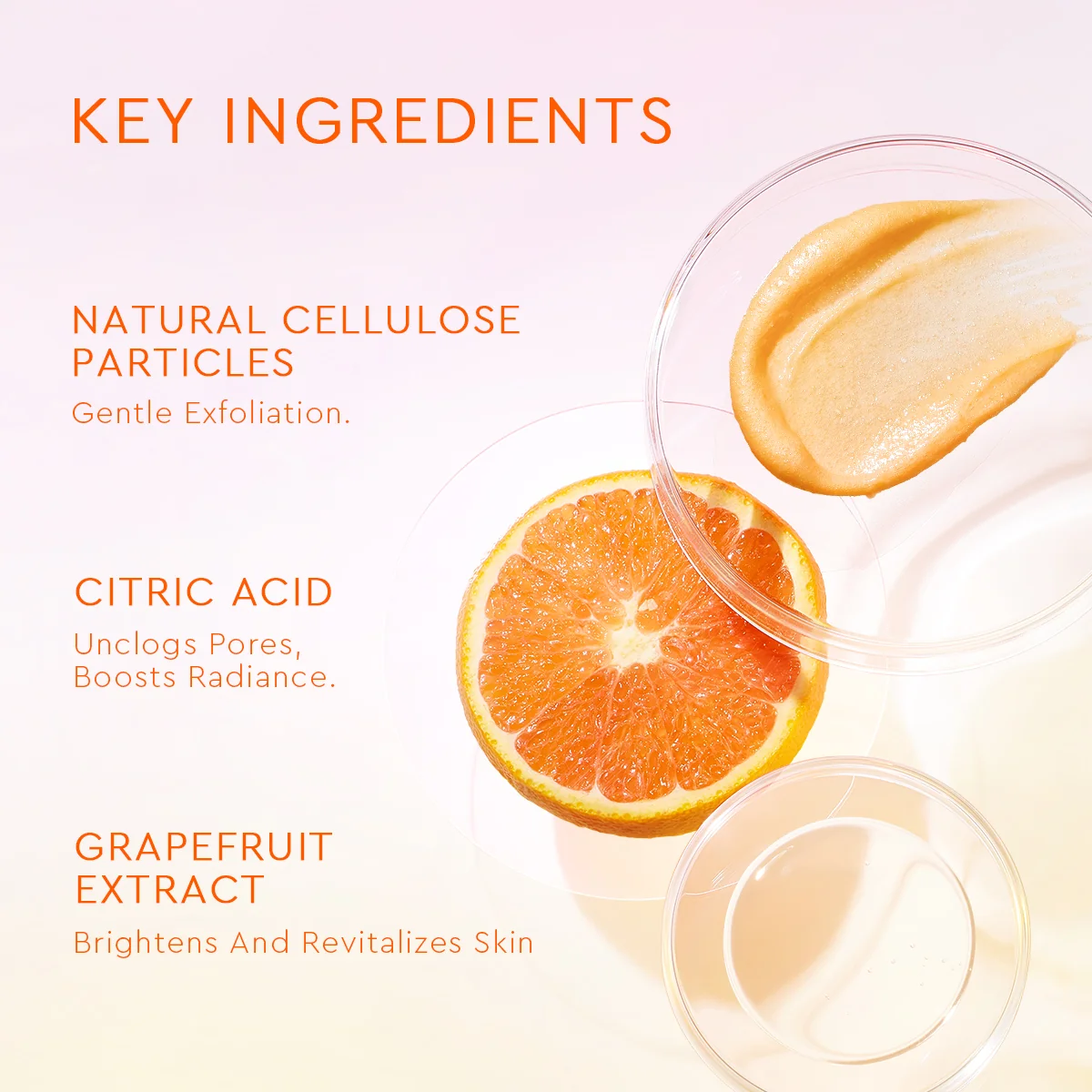 GLAD2GLOW YUZU AHA BLACKHEAD EXFOLIATING CLEANSER 70G - Image 3