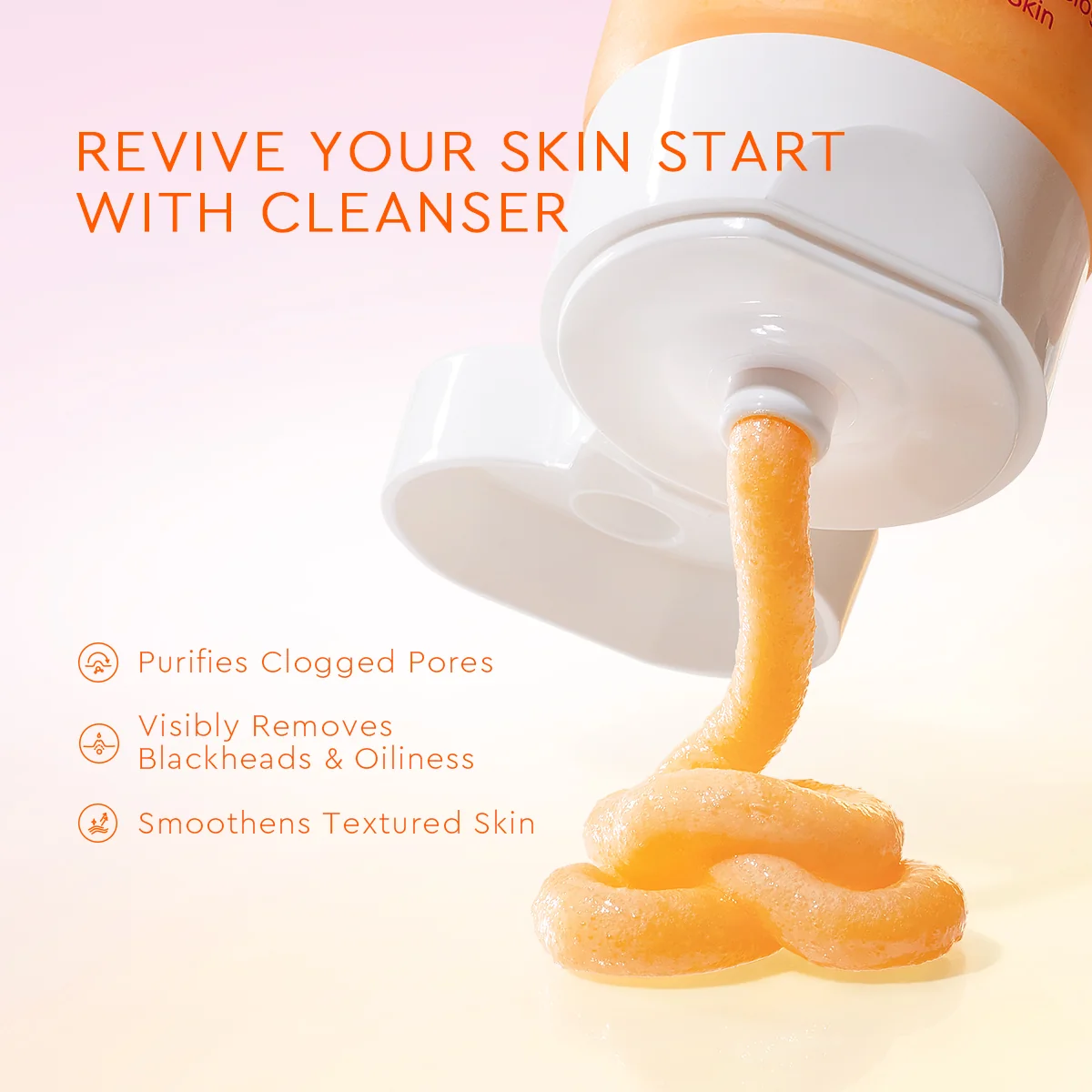 GLAD2GLOW YUZU AHA BLACKHEAD EXFOLIATING CLEANSER 70G - Image 4