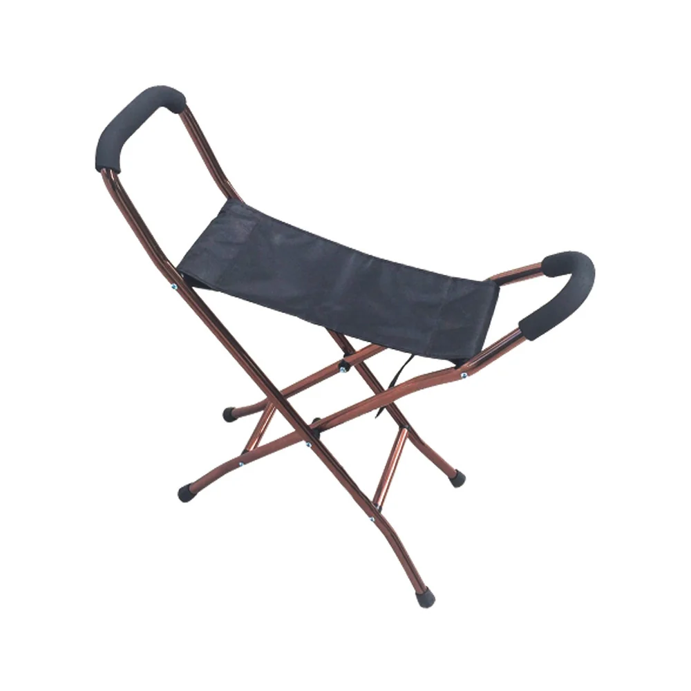 GREEN CITY WALKING STICK WITH CANVAS SEAT W910