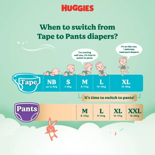 HUGGIES AIR SOFT PANTS M 46S - Image 2