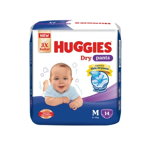 HUGGIES DRY PANTS M 14S