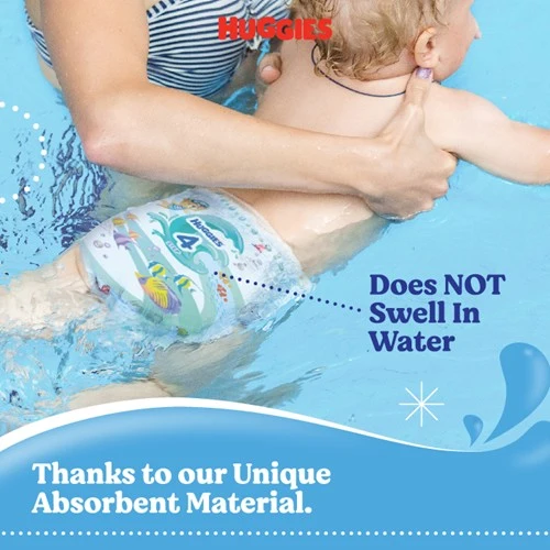 HUGGIES LITTLE SWIMMERS REGULAR 11-15KG DISPOSABLE SWIMPANTS M 11S - Image 2