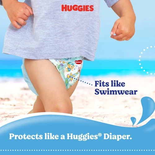 HUGGIES LITTLE SWIMMERS REGULAR 11-15KG DISPOSABLE SWIMPANTS M 11S - Image 3