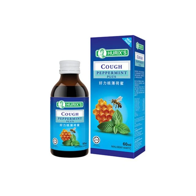 HURIXS COUGH PEPPERMINT PLUS 60ML