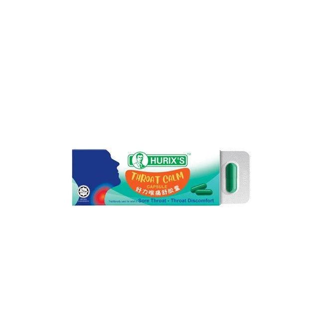 HURIXS THROAT CALM CAPSULE 6S