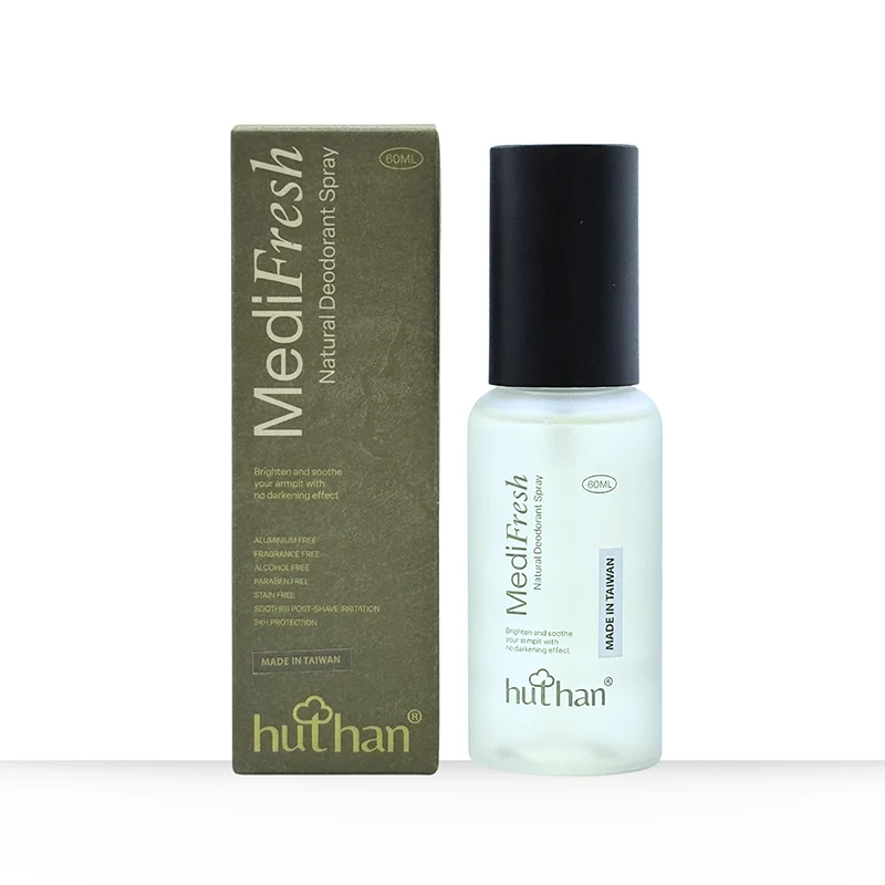 HUTHAN MEDIFRESH NATURAL DEODORANT SPRAY 60ML - Image 3