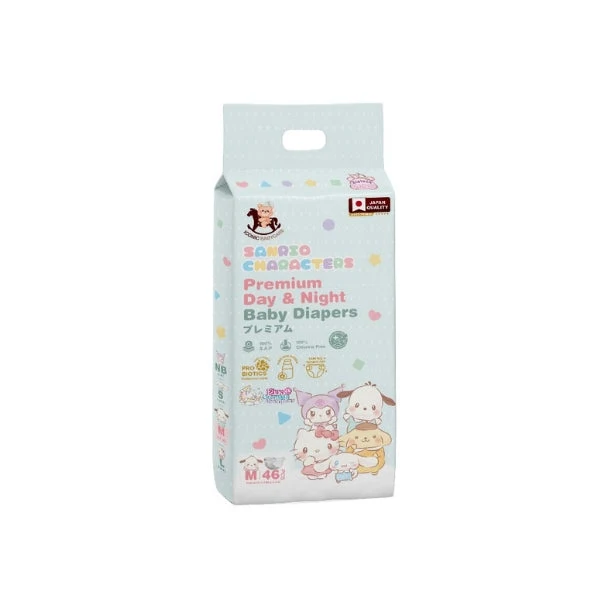 ICONIC X SANRIO PREMIUM BABY DIAPER M 46S