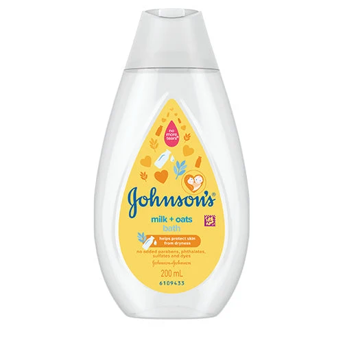 JOHNSONS BABY BATH MILK+OATS 200ML