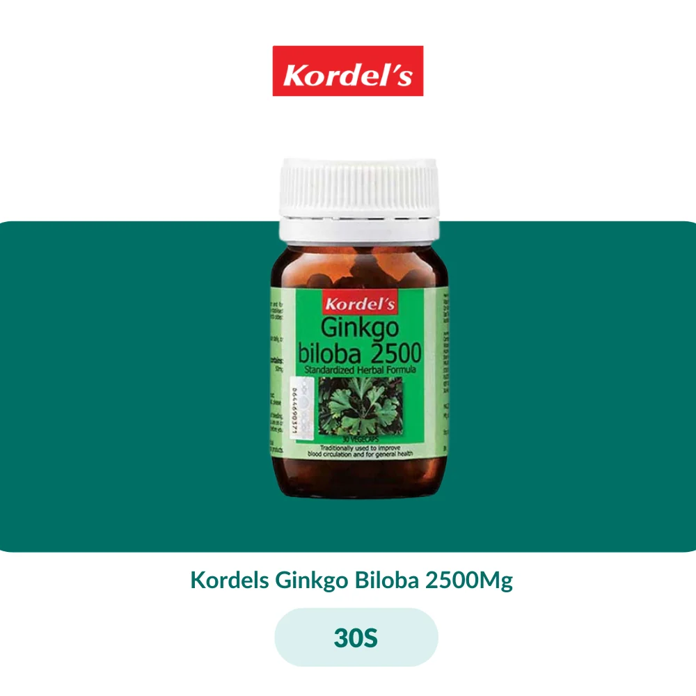 Kordels Ginkgo Biloba 2500Mg (30S/120S+30S) - Image 2