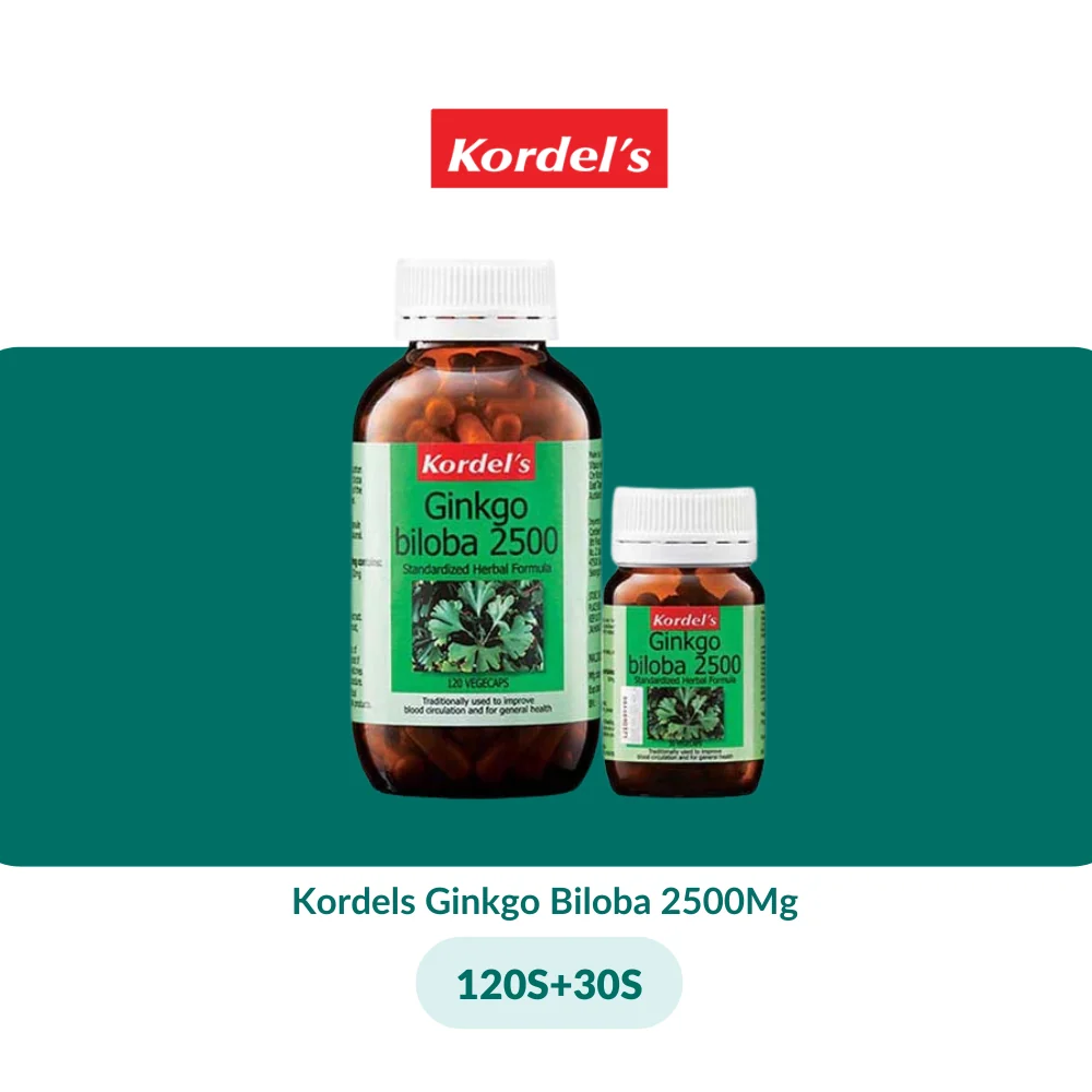 Kordels Ginkgo Biloba 2500Mg (30S/120S+30S) - Image 3