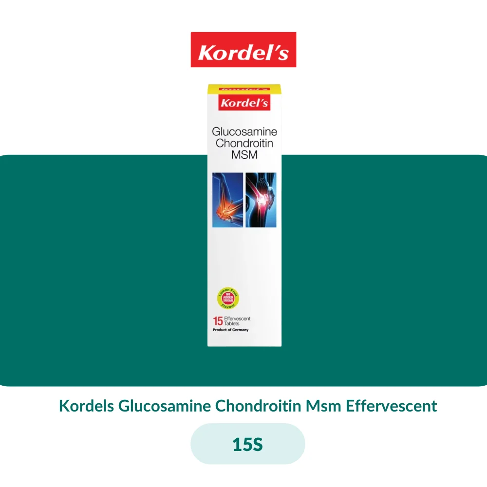Kordels Glucosamine Chondroitin Msm Effervescent (15S/4x15S) - Image 2