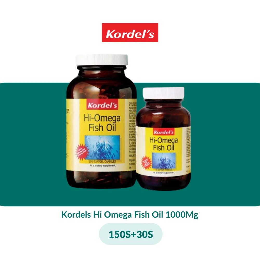 Kordels Hi Omega Fish Oil 1000Mg (30S/150S+30S) - Image 3