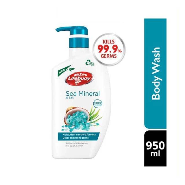 LIFEBUOY BODY WASH SEA MINERAL 900ML