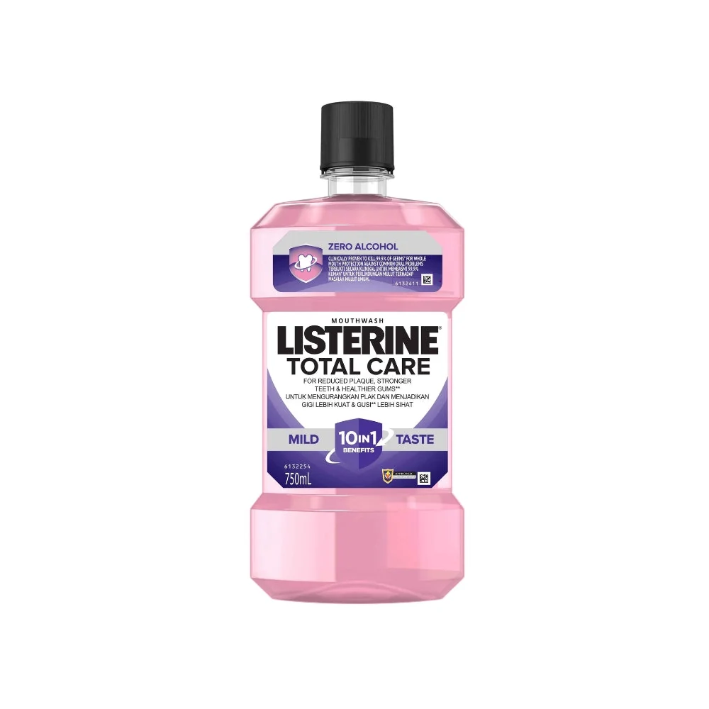 LISTERINE MOUTHWASH 750ML TOTAL CARE MILD TASTE