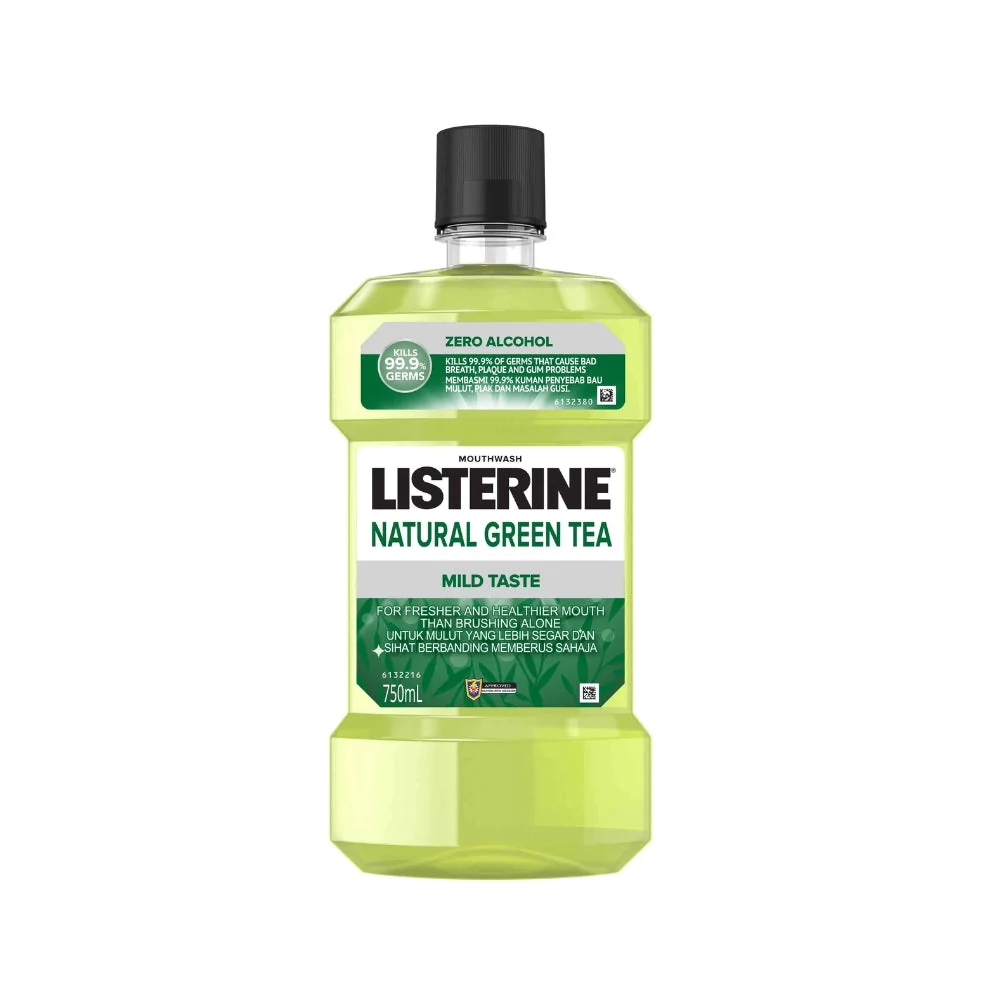 LISTERINE MOUTHWASH GREEN TEA MILD TASTE 500ML