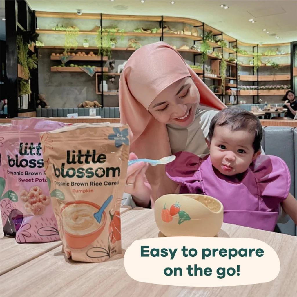LITTLE BLOSSOM RICE CEREAL BANANA & STRAWBERRY 150G - Image 6