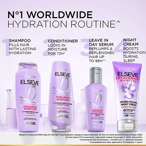 LOREAL ELSEVE HYALURON MOISTURE SEALING CONDITIONER 280ML - Image 5