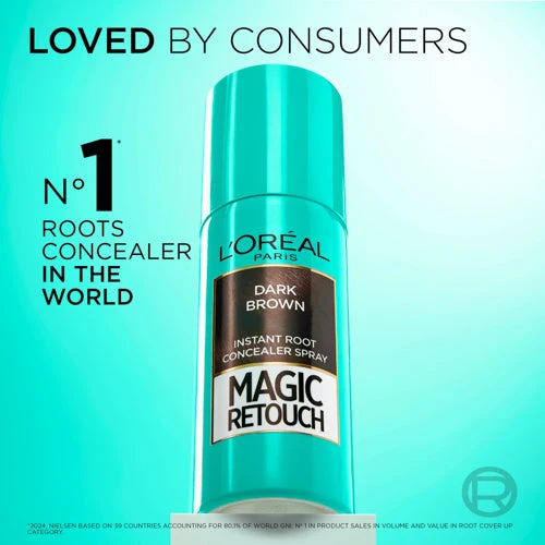 LOREAL MAGIC RETOUCH INSTANT ROOT CONCEALER SPRAY-BLACK 75ML - Image 5