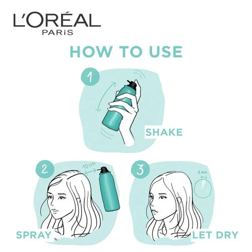 LOREAL MAGIC RETOUCH INSTANT ROOT CONCEALER SPRAY-BLACK 75ML - Image 7