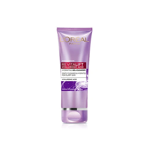 LOREAL REVITALIFT HYALURONIC ACID HYDRATING GEL CLEANSER 100ML