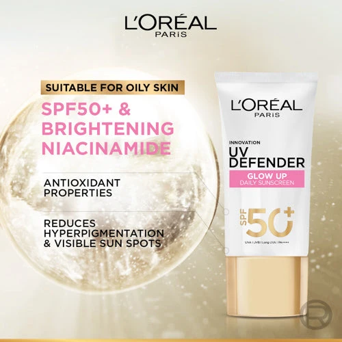 LOREAL UV DEFENDER BRIGHT & CLEAR 50ML - Image 3