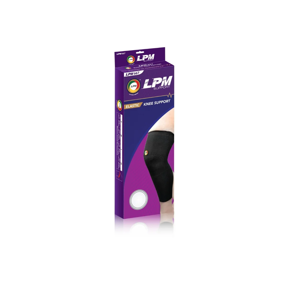 LPM ELASTIC KNEE SUPPORT 667 L