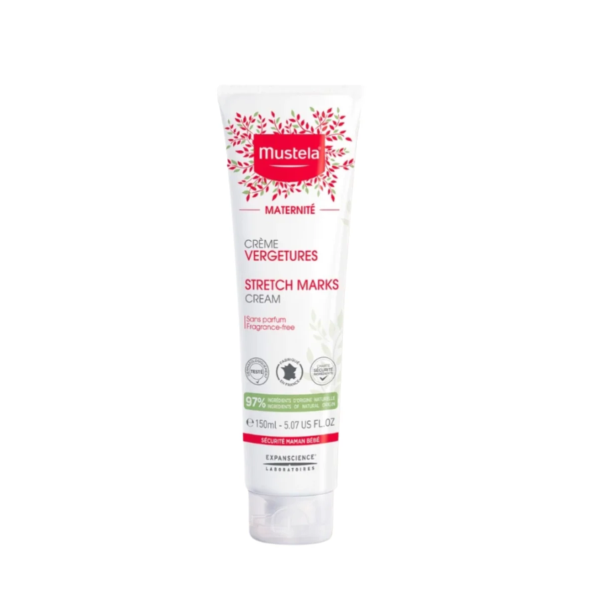 MUSTELA MATERNITY STRETCH MARKS PREVENTION CREAM FRAGRANCE FREE 150ML