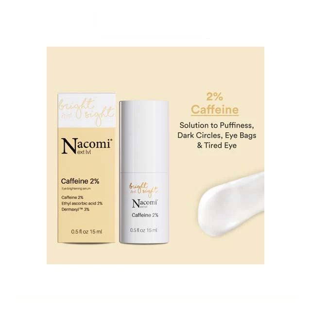 NACOMI NEXT LEVEL CAFFEINE 2% EYE BRIGHTENING SERUM 15ML