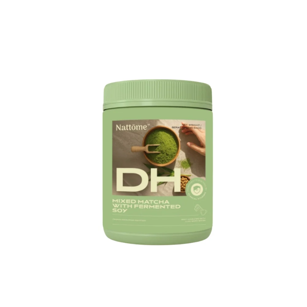 NATTOME DH MIXED MATCHA WITH FERMENTED SOY 500G
