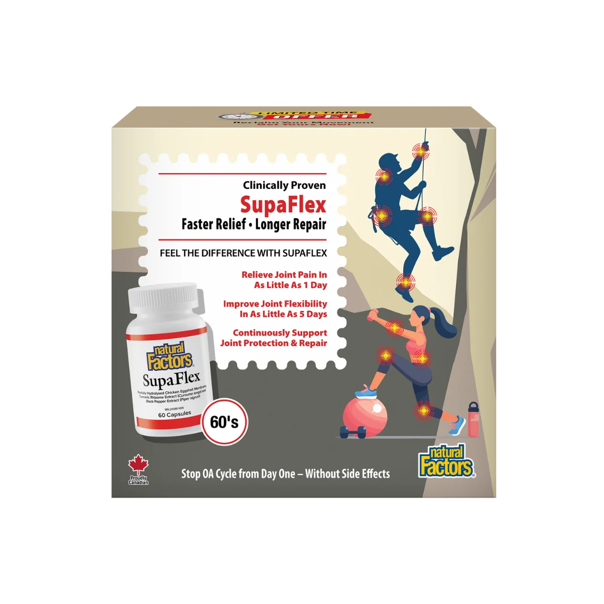 NATURAL FACTORS SUPAFLEX 60S