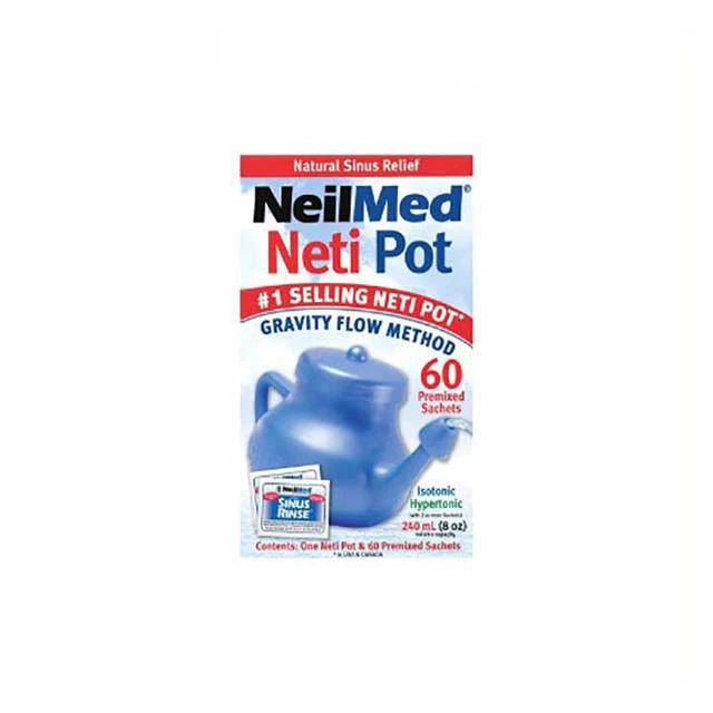 NEILMED NASALFLO NETI POT SINUS RELIEF 60S