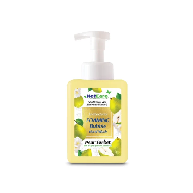 NETCARE PEAR SORBET FOAMING BUBBLE HAND WASH 500ML