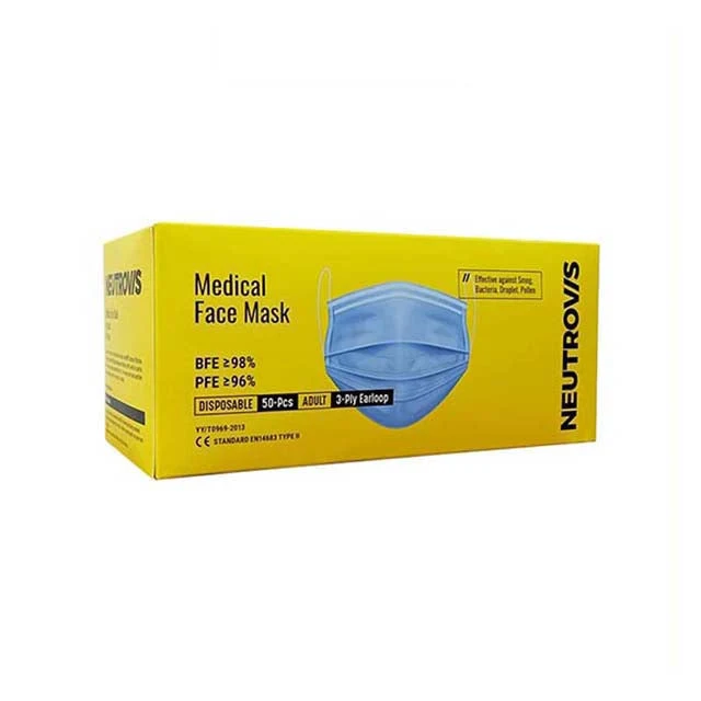 NEUTROVIS 3PLY ADULT MASK 50S