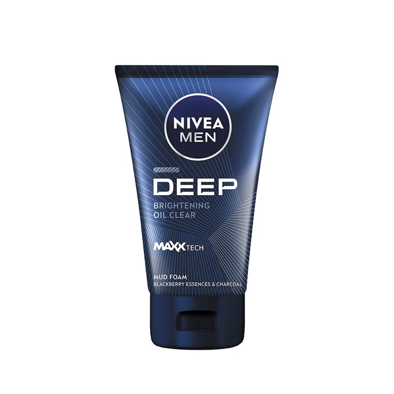 NIVEA FOR MEN DEEP WHITENING OIL CLEAR MUD FOAM 100ML