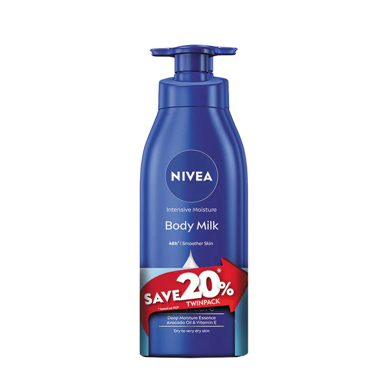 NIVEA INTENSIVE MOISTURE BODY MILK 380ML 2S