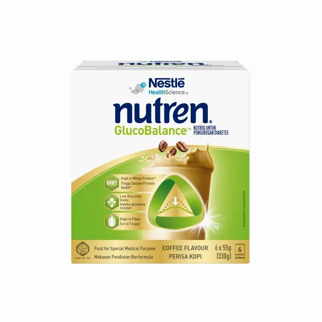 NUTREN GLUCOBALANCE COFFEE 55G 6S