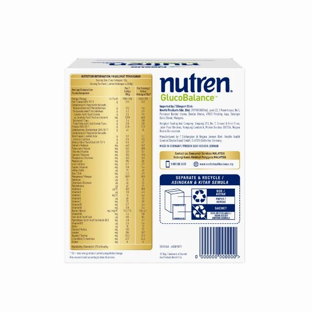 NUTREN GLUCOBALANCE COFFEE 55G 6S - Image 3