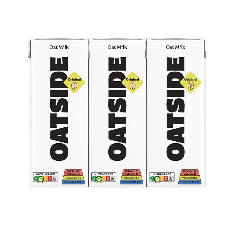 OATSIDE PLAIN OAT MILK 180ML 3S